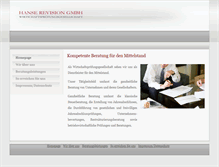 Tablet Screenshot of hanserevision.de